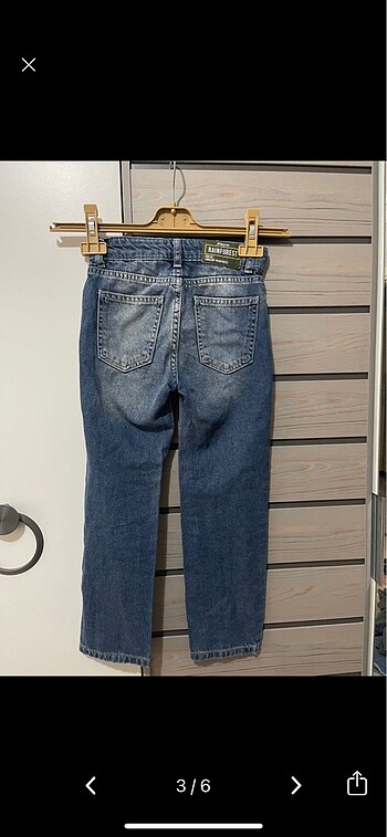 5 6 yaş erkek çocuk kot pantolon - Görsel 3