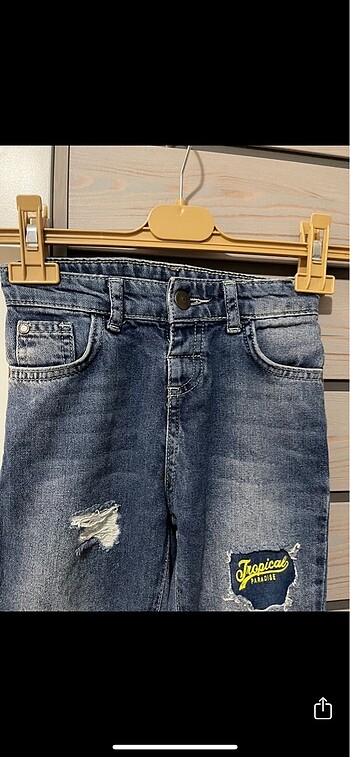 5 6 yaş erkek çocuk kot pantolon - Görsel 2