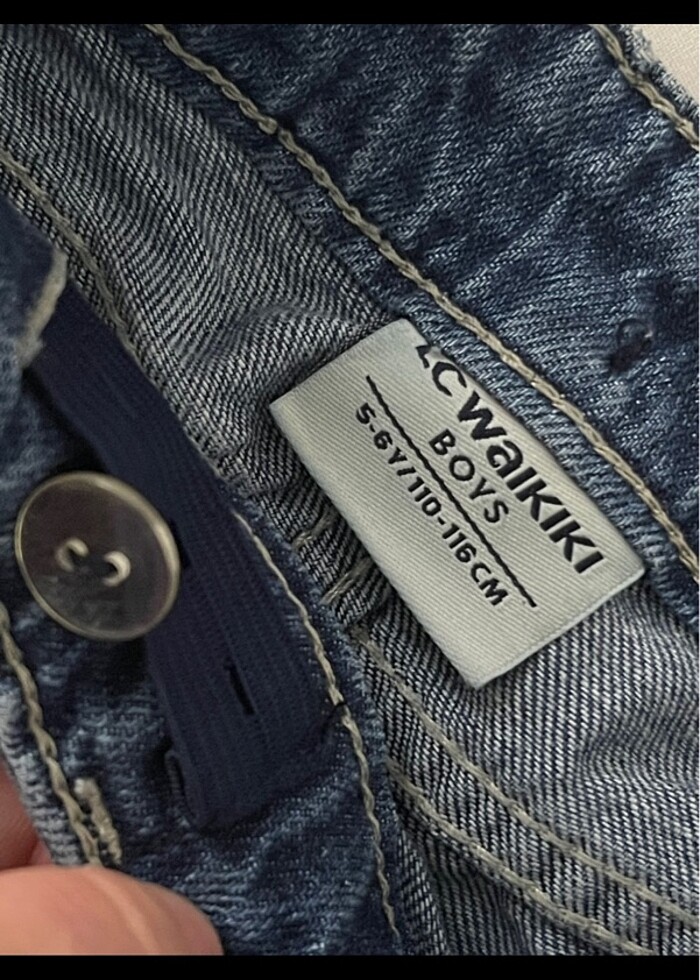 5 6 yaş erkek çocuk kot pantolon - Görsel 4