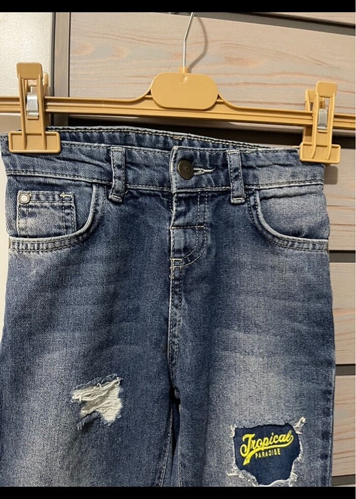 5 6 yaş erkek çocuk kot pantolon - Görsel 2