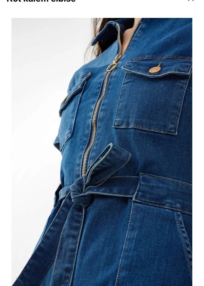 Kot kalem elbise - Görsel 2