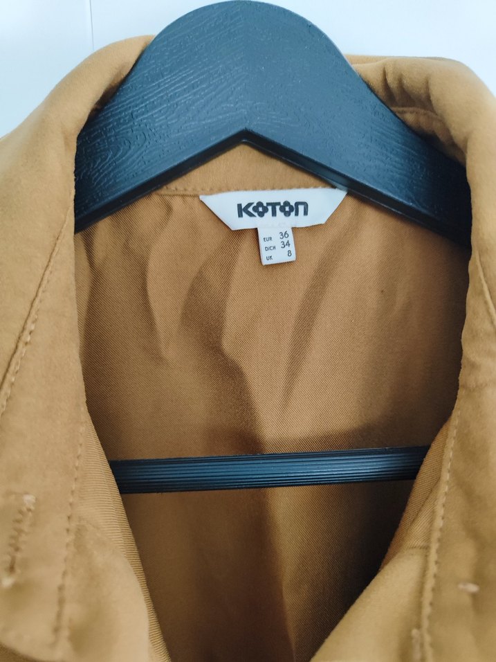 Kahverengi Süet Kuşaklı elbise - Görsel 4