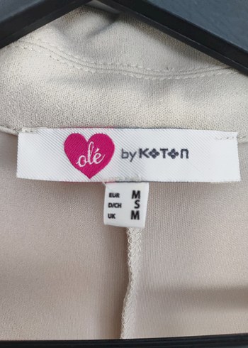 Düğmeli Kısa Bej Tulum - Görsel 4