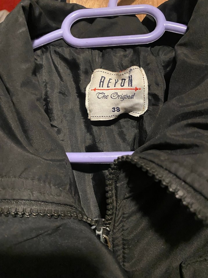 Düğmeli Siyah Midi Goth Kadın Ceket - Görsel 2