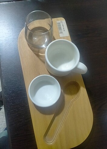 Bambu sunumluklu kahve fincanı 