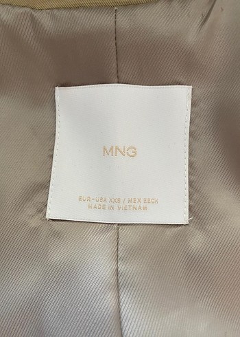 xs Beden camel Renk trençkot mango
