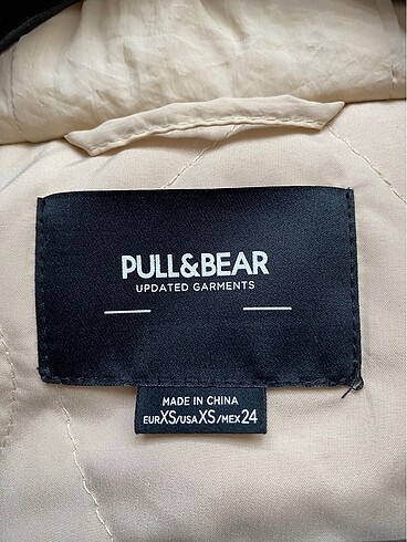 Pull and Bear peluş ceket