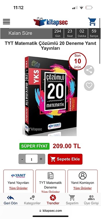 Yanıt yayınları tyt matematik