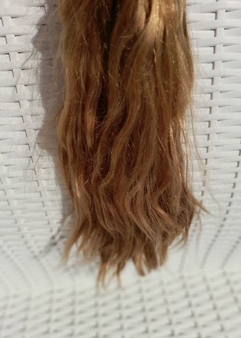 Tepe topuz saç. Gerçek saçtır. - Görsel 4