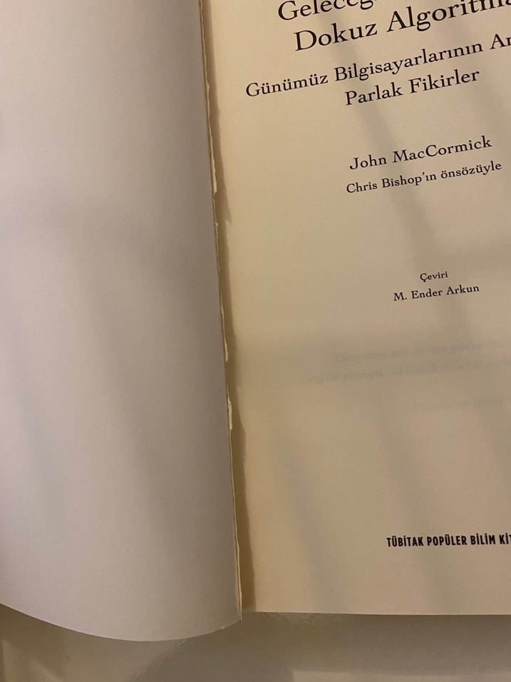 Geleceği Değiştiren Dokuz Algoritma Kitabı - Görsel 2