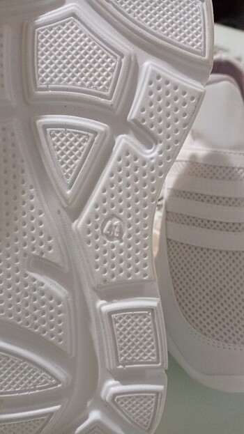 41 Beden beyaz Renk Spor ayakkabı sıfır 41 numara