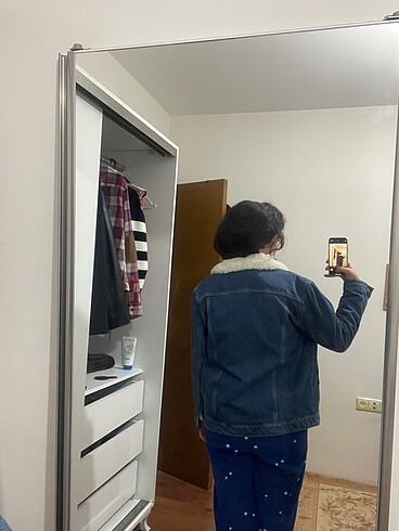 Mavi Jeans Mavi içi kürklü ceket