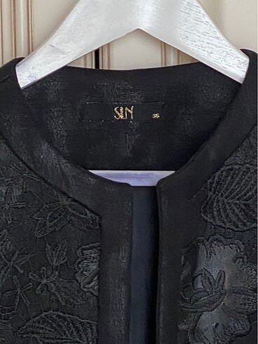 #selen #yelek #astarlı #güpürlü #36 beden #tesettür - Görsel 2