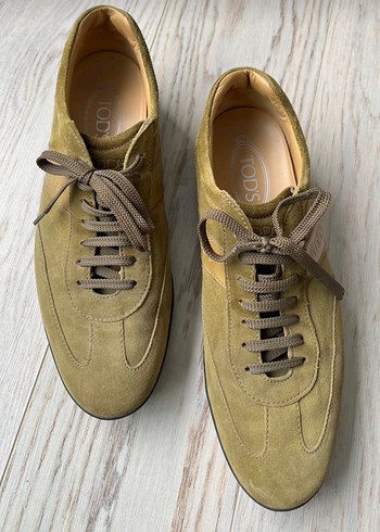 Tod's Tods Haki Suet Sneaker