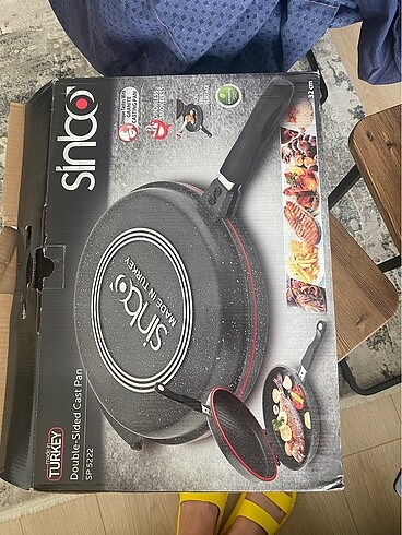 SİNBO SP-5222 ÇİFT TARAFLI DÖKÜM TAVA