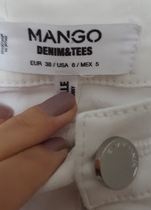 Mango Beyaz Jean