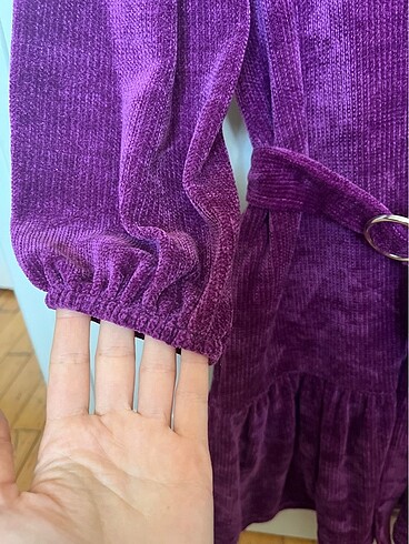 kadife elbise - Görsel 3