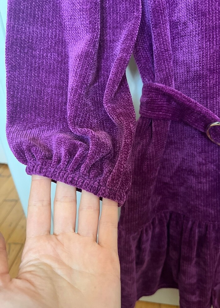 kadife elbise - Görsel 3