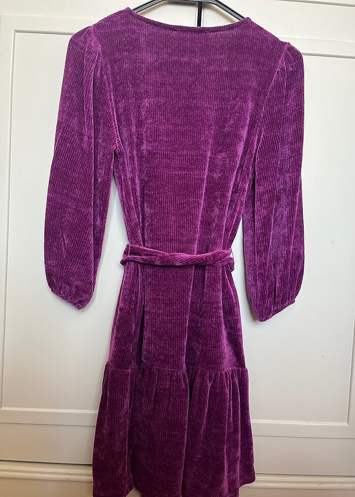 kadife elbise - Görsel 5