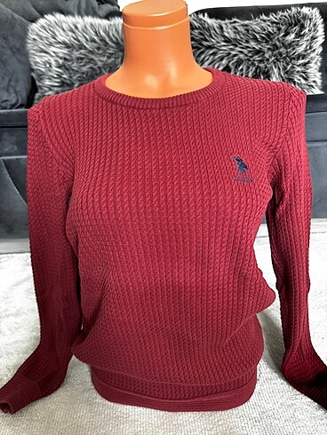 KADIN U.S POLO BORDO KAZAK