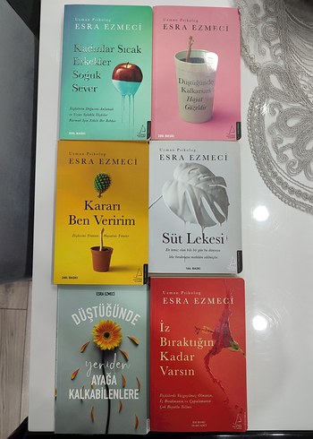 Esra Ezmeci 6 adet Kitap DEFTER HEDİYELİ