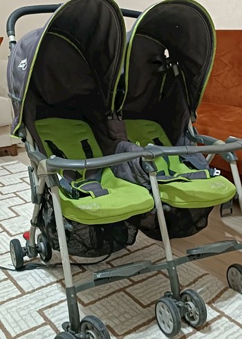 ikiz bebek arabası - Görsel 2