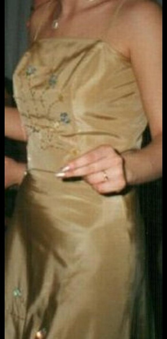 Bej Kadın Abiye 34 35 beden aralığında - Görsel 4