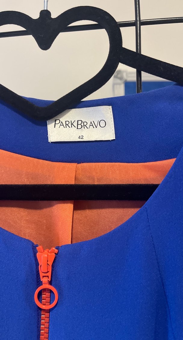 Mavi Kadın Uzun Kollu Hamile Ceketi - Görsel 2