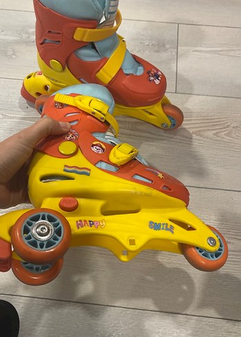 Renkli Erkek Kaykay Patenleri Tokalı - Görsel 4