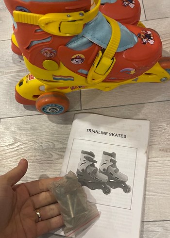 Renkli Erkek Kaykay Patenleri Tokalı - Görsel 5