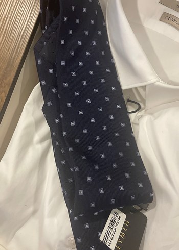 Erkek Klasik Noktalı Kravat - Görsel 4