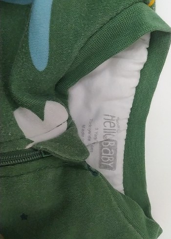 Renkli Baskılı Uzun Kollu Bebek Tulum - Görsel 3