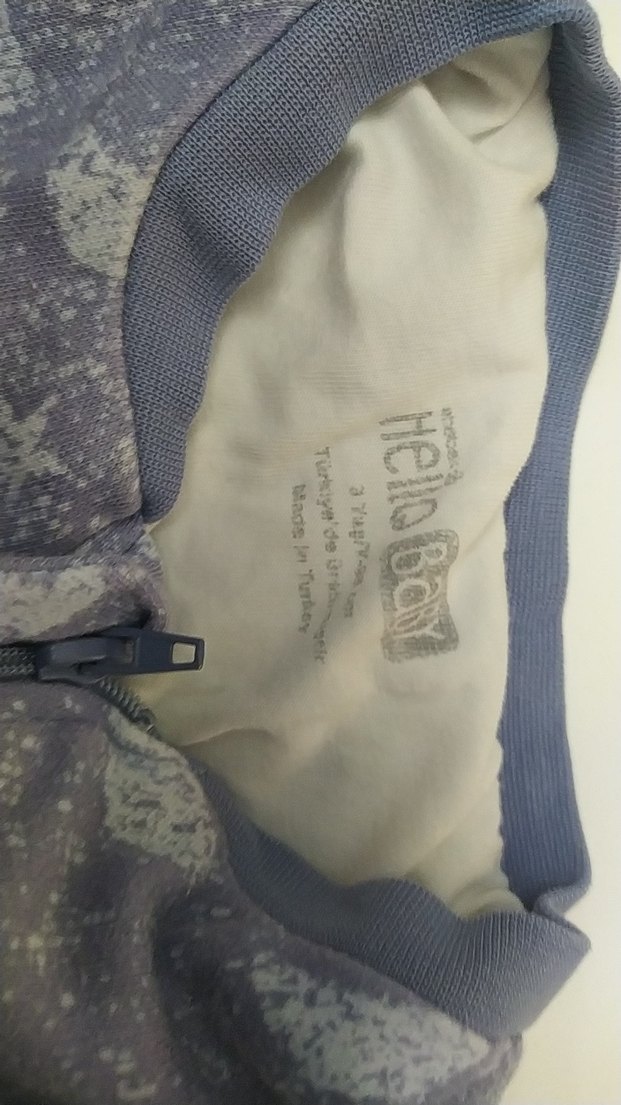 Renkli Baskılı Uzun Kollu Bebek Tulum - Görsel 4