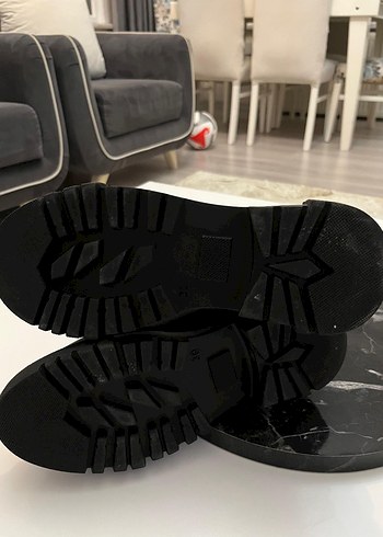 siyah dizalti çok yeni çizme bot - Görsel 5
