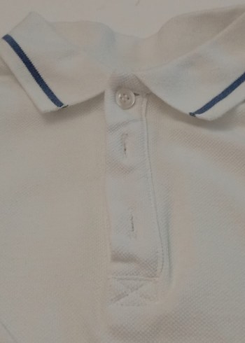 Panço marka Erkek Çocuk Beyaz Kısa Kollu Polo Yaka tişört - Görsel 4