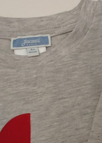 jacadi marka Gri Erkek Çocuk Baskılı Tişört - Görsel 3