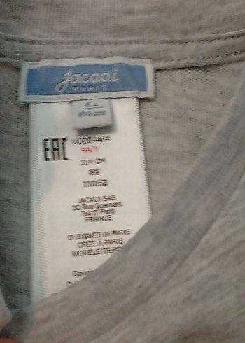 jacadi marka Gri Erkek Çocuk Baskılı Tişört - Görsel 4