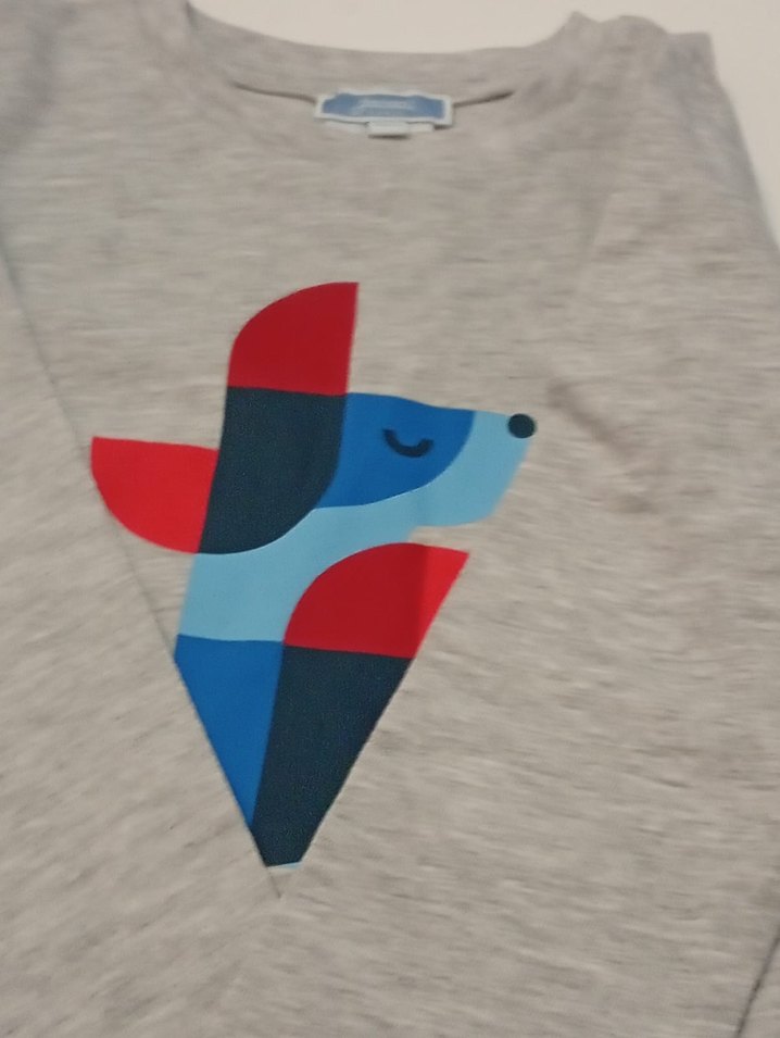 jacadi marka Gri Erkek Çocuk Baskılı Tişört - Görsel 2