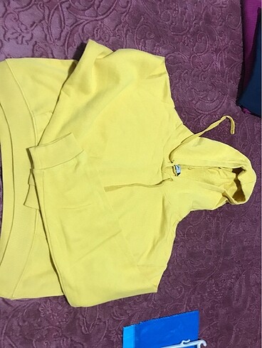 Addax Sweatshirt kadın sarı