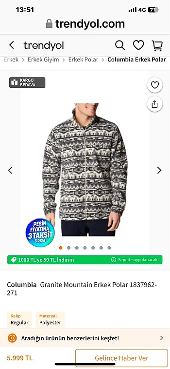 Kadın erkek columbia polar hırka ceket mont - Görsel 8