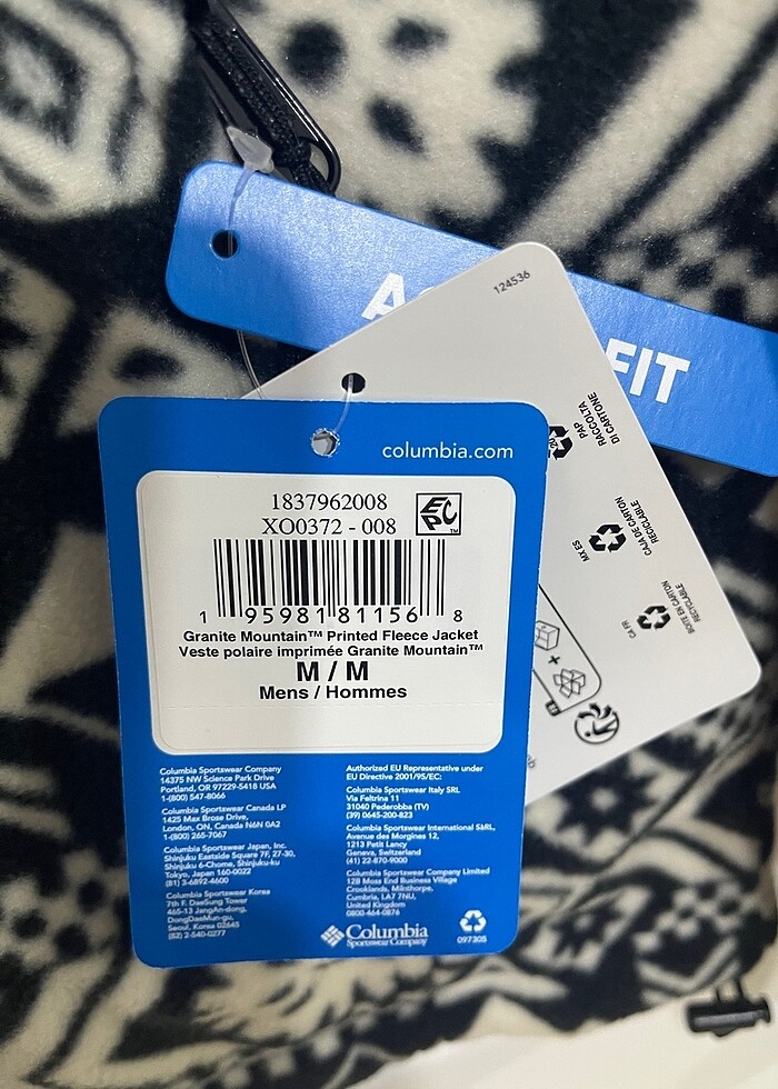 Kadın  erkek columbia polar hırka ceket mont - Görsel 4