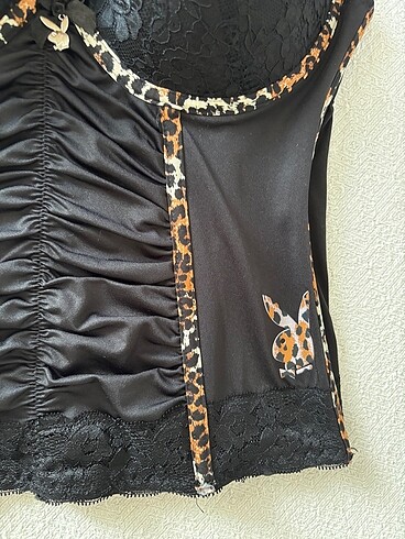 m Beden Playboy leoparlı büstiyer