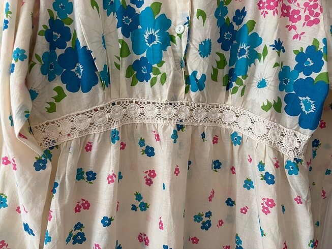 American Vintage Bohem uzun elbise-gecelik yazlık