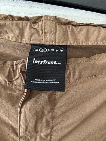 xs Beden camel Renk İets frans Paraşüt pantolon