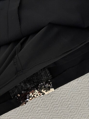 Payetli şık gece düğün etek bluz - Görsel 5