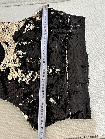 Payetli şık gece düğün etek bluz - Görsel 8