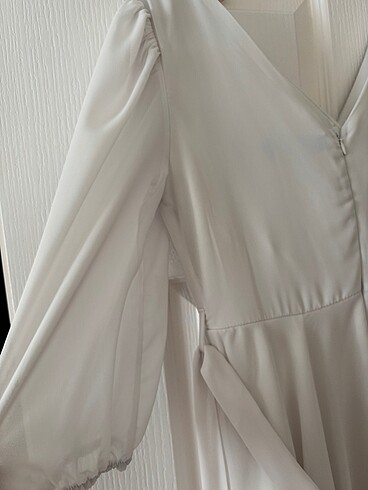 Abiye fırfırlı elbise - Görsel 6