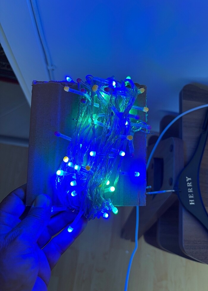 2 adet led parti ışık - Görsel 3