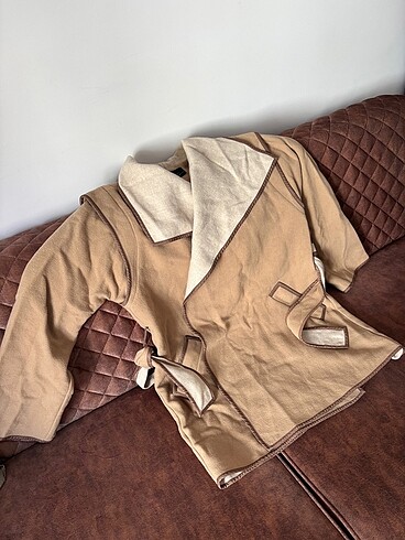 Yün kaban camel renk