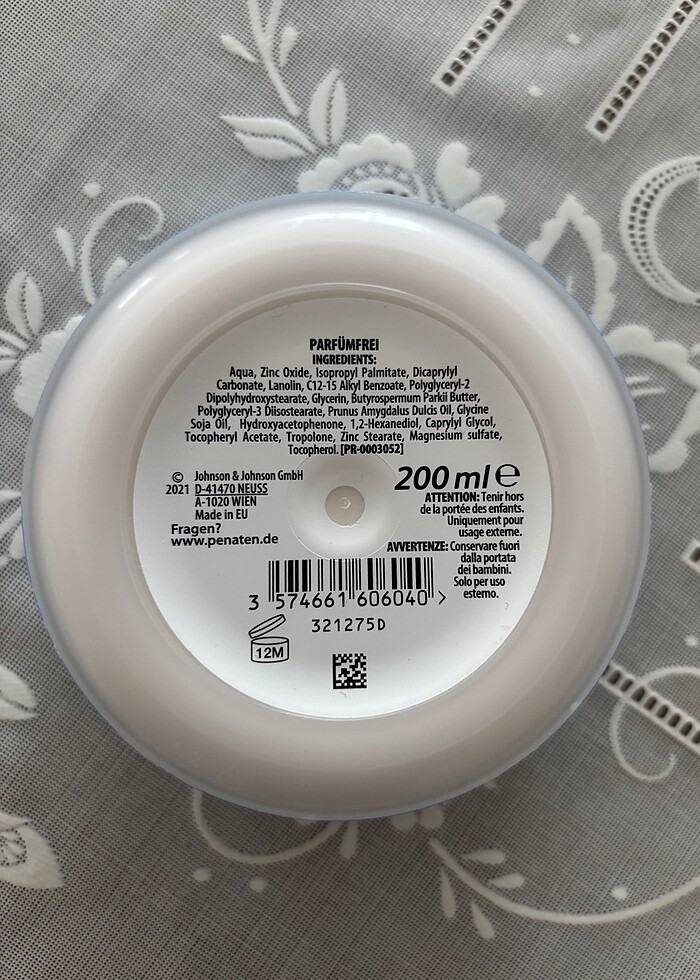 Penaten bebek pişik kremi 200 ml - Görsel 2